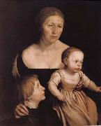 Hans Holbein The artist s wife abuse Sweden oil painting artist
